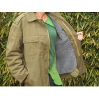 parka originale militaire Tch&egrave;que fourr&eacute;e