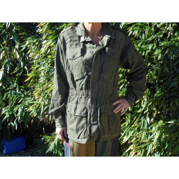 Survêtement Militaire Italien Vintage Années 80 – Veste + Pantalon, Taille S